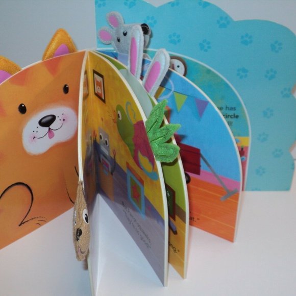 Tabby's Pet Pals Shapes Infant's Board & Shape Book Soft Play - Picture 2 of 3